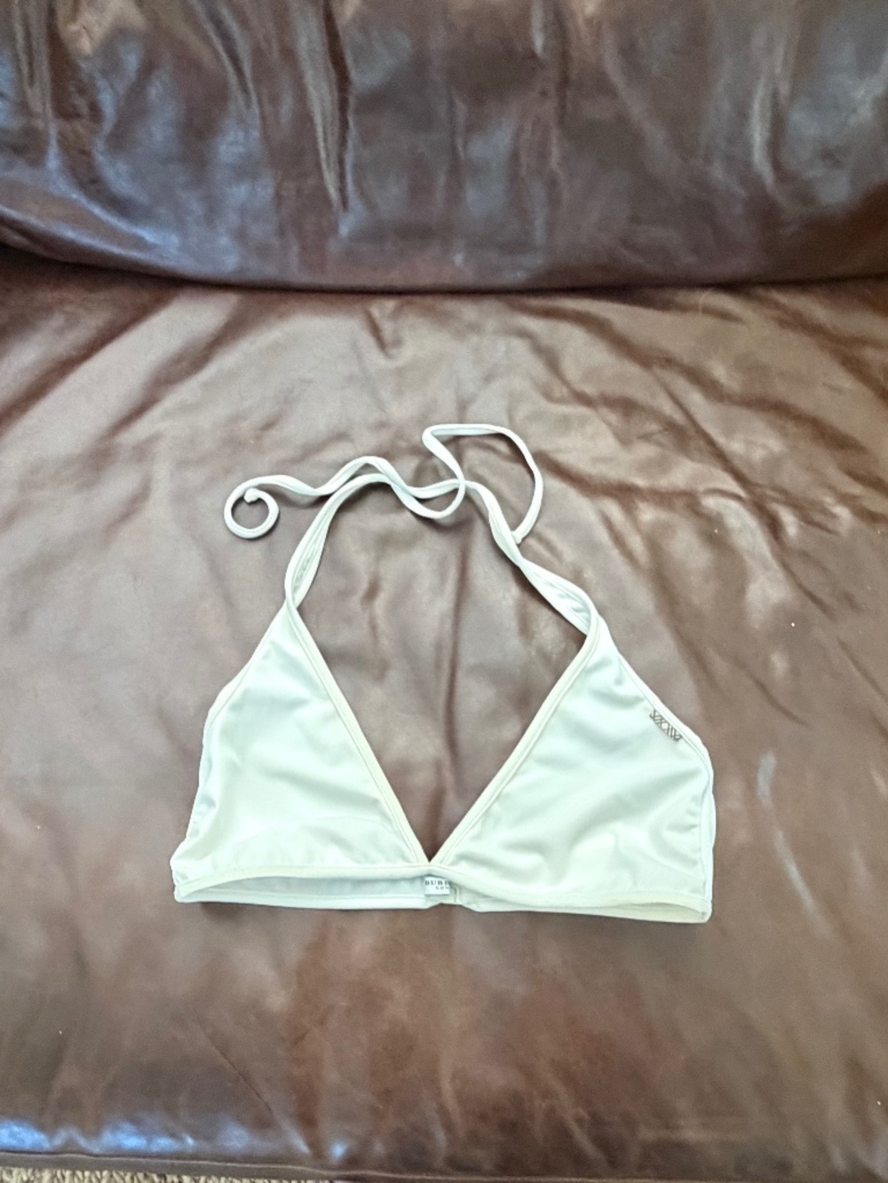 Burberry WHITE Bikini SWIM Top MEDIUM M